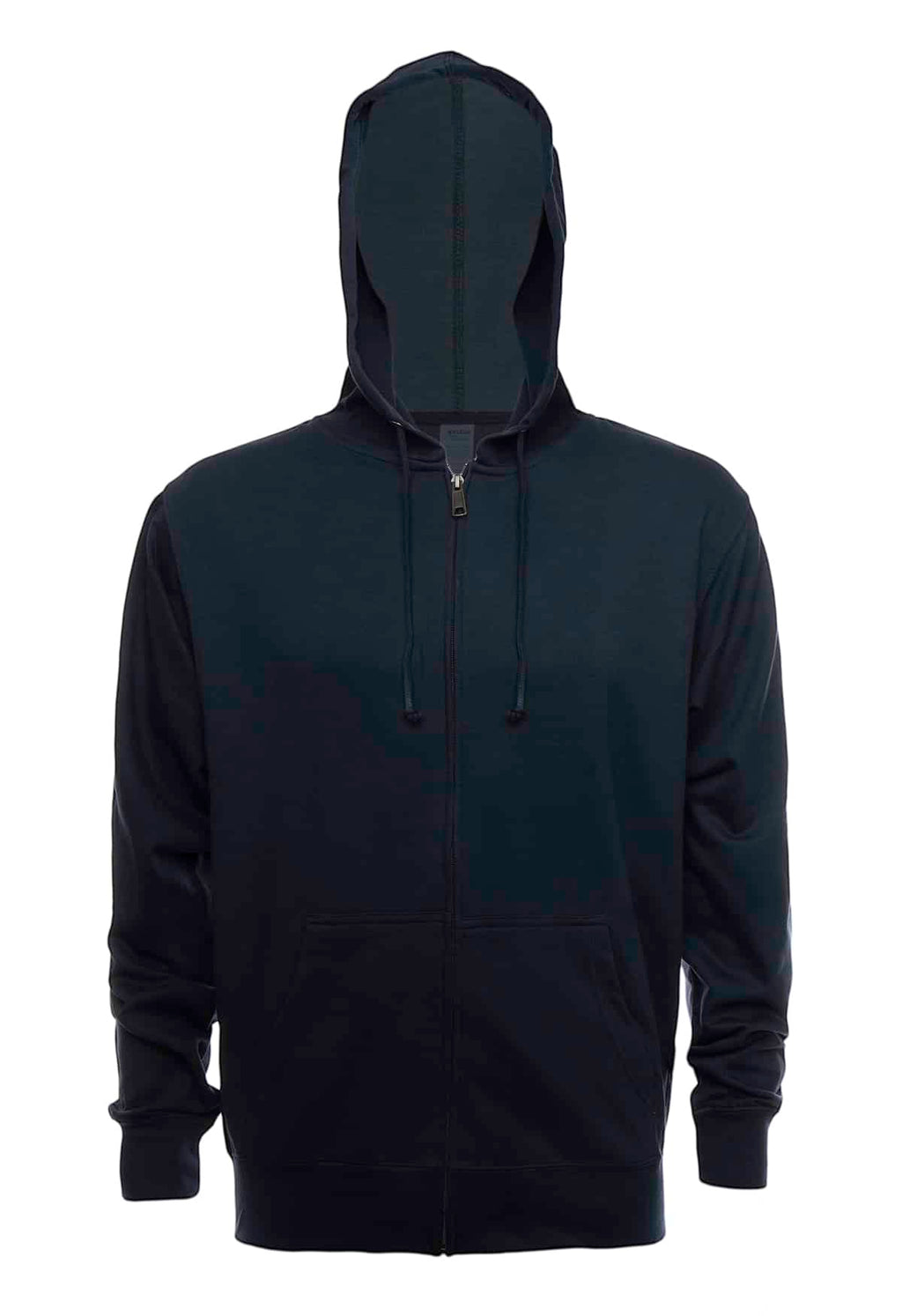 French Terry Zip Up Hoodie with Adjustable Drawstring Hood - Image 4