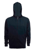 French Terry Zip Up Hoodie with Adjustable Drawstring Hood - Image 4