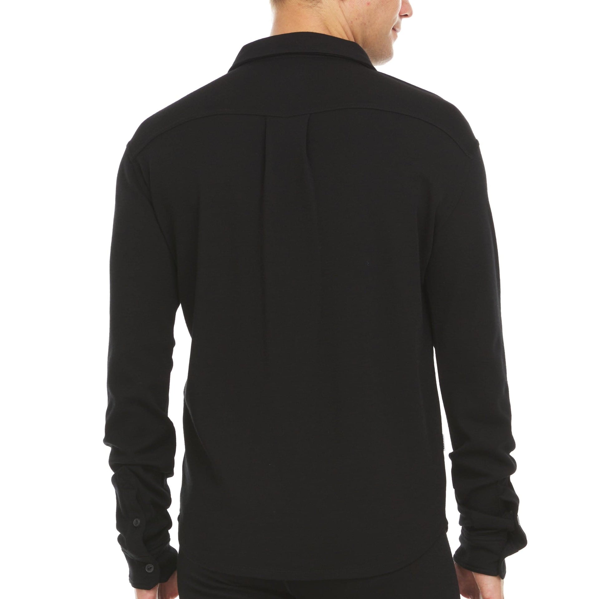 Men's Midweight 100% Merino Wool Button Down Shirt