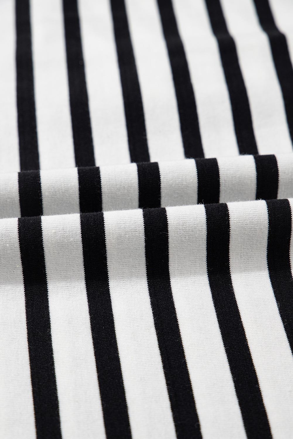 Stripe Patchwork V-Neck Collared Mini Dress