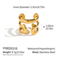 18K Gold plated Titanium Steel Ring For Women