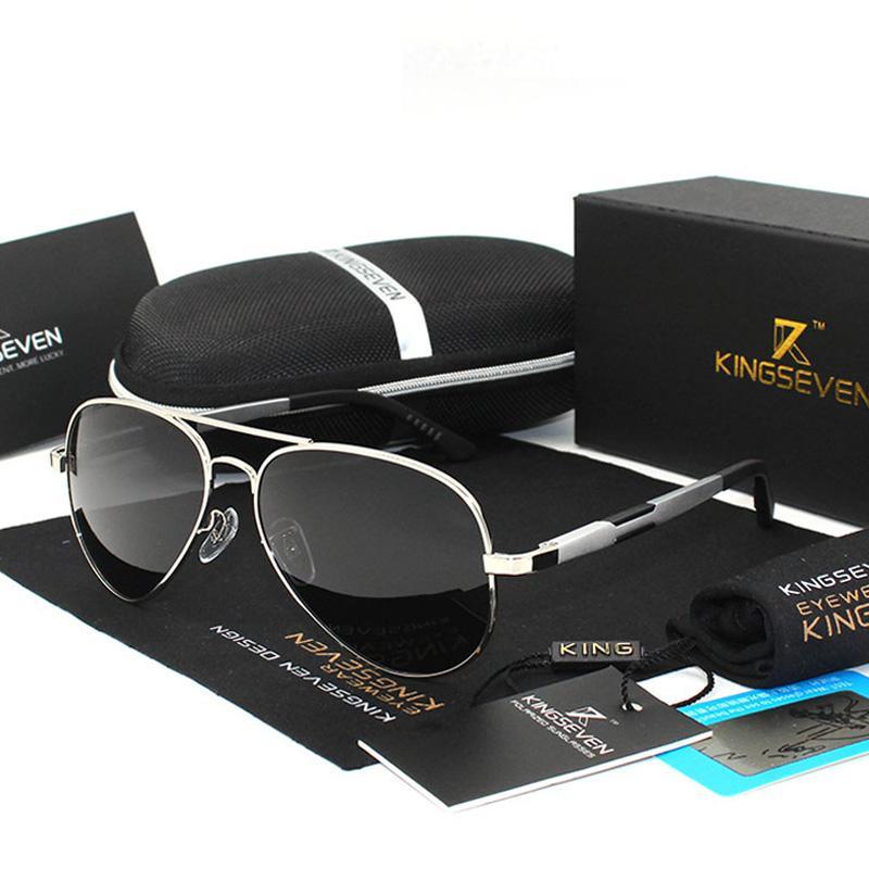 Aviation Aluminum Magnesium Polarized Mirror Driving Sunglasses