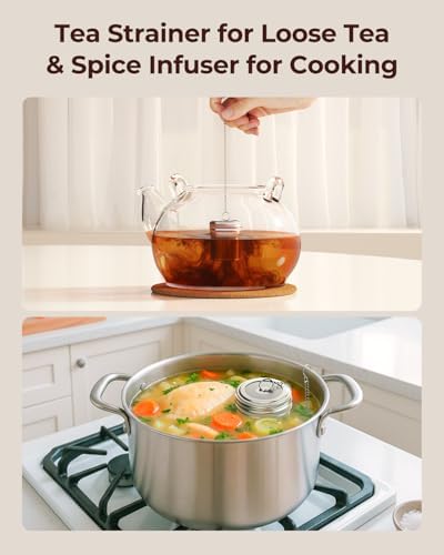 2 Pack Reinmoson Large Tea Infuser