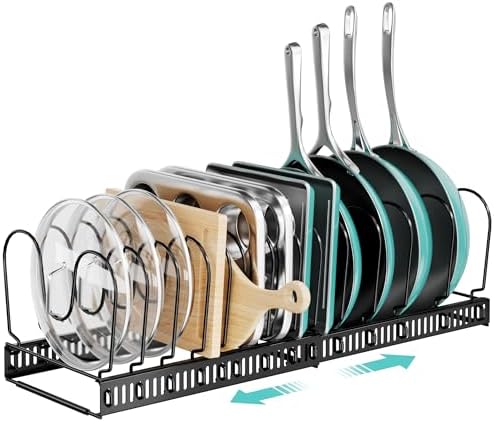 ORDORA Expandable Pots and Pans Organizer under Cabinet