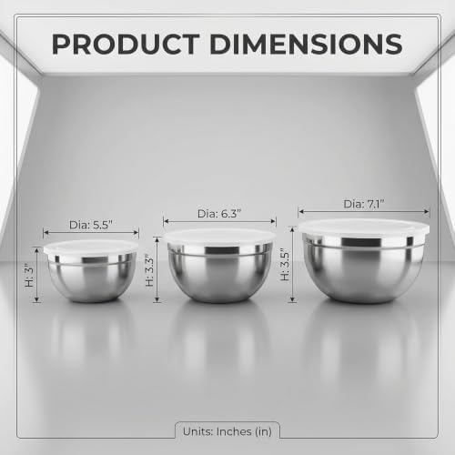 Stainless Steel Small Mixing Bowls