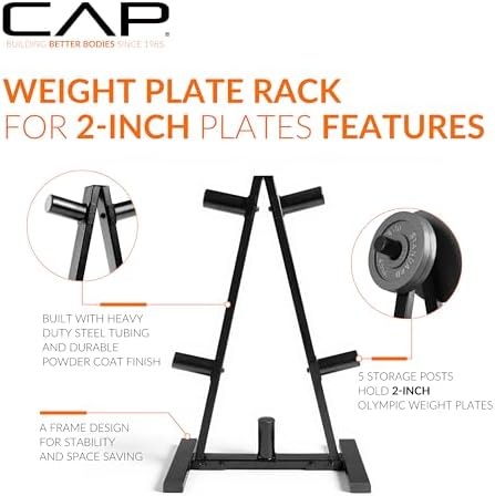 CAP 2-Inch Olympic Plate Tree Rack