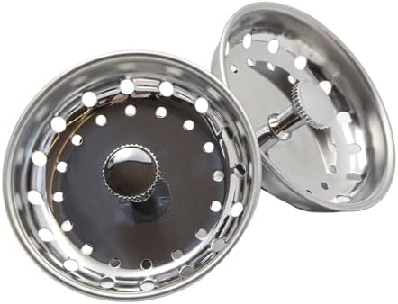 ZM 2 Pack Kitchen Sink Strainer and Stopper Replacement Basket