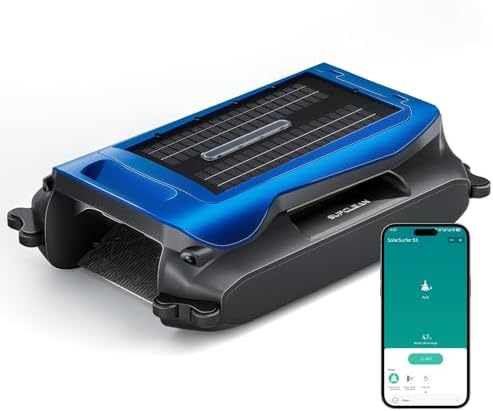 24/7 Solar Powered Automatic Electric Pool Skimmer Robot