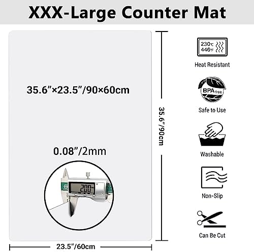 Ewen 35.6x23.5in 2mm Silicone Mats
