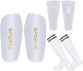 Soccer Shin Guards for Kids Youth Adults - Shin Pads and Sleeves Set with Optimized Insert Pocket for Boys Girls Men Women for Football Games - Protective Soccer Equipment(3 in 1)