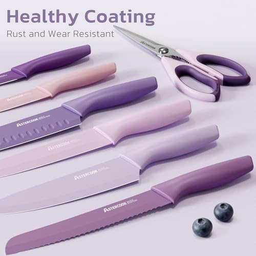 Astercook Knife Set, 13 Pieces Kitchen Knives Set