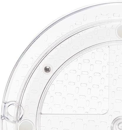 Amazon Basics Clear Rotating Lazy Susan Turntable Organizer