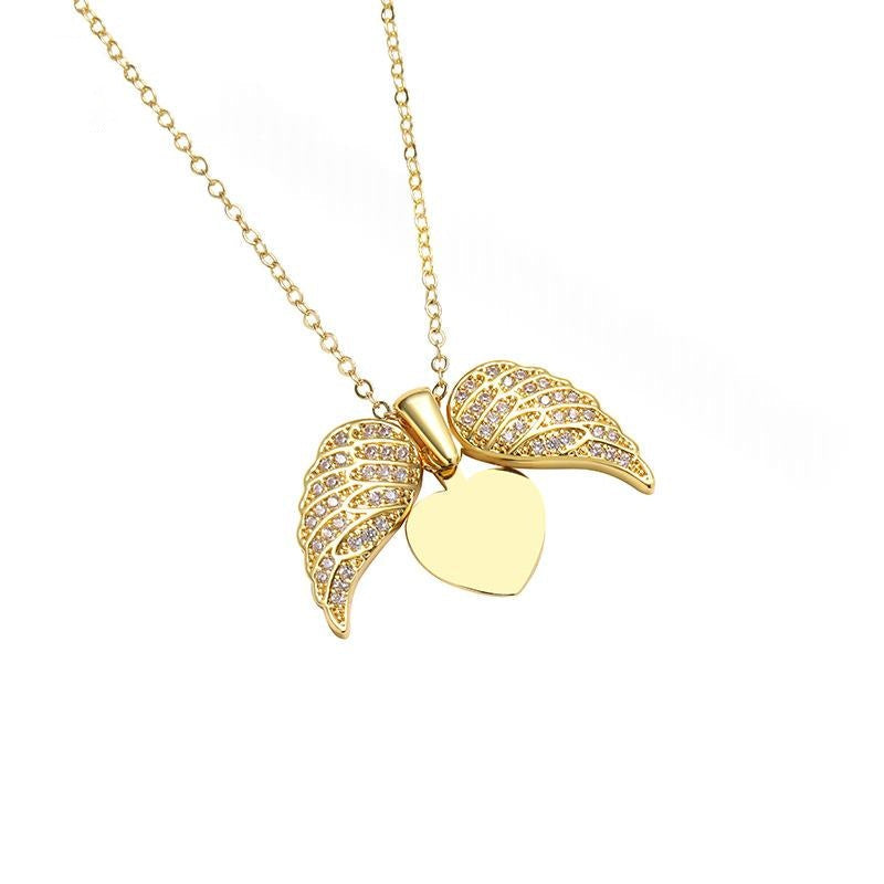 Female With Clavicle Chain Necklace Capable Of Typing Inside