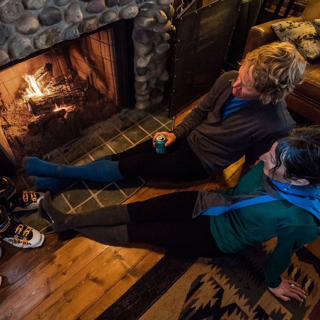 Men's 3/4 Length Merino Wool Ski Base Layer Bottoms
