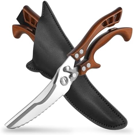 ANDONG Kitchen Scissors, Heavy Duty Professional Poultry Shears, Stainless
