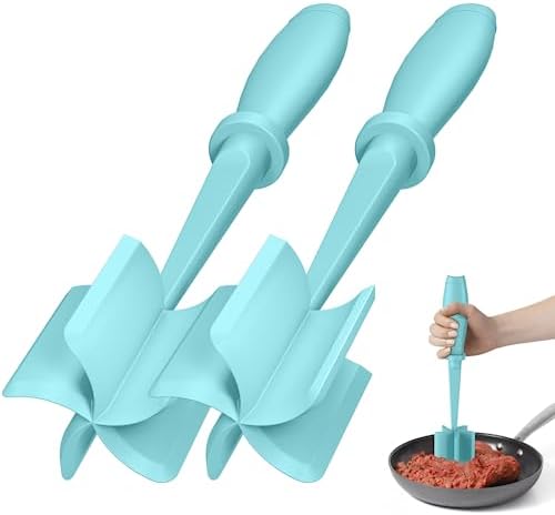 2Pack Meat Chopper Upgrade Hamburger Smasher, Masher