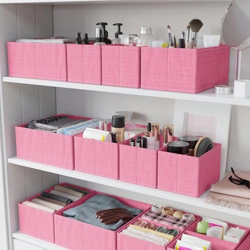 Drawer Organizer Set of 12 Pink
