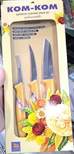 Fruit and Vegetable Carving Knives Set C