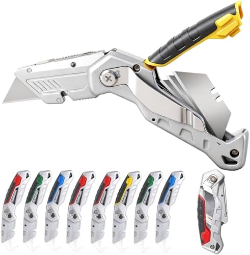 10-Pack Heavy Duty Folding Box Cutter