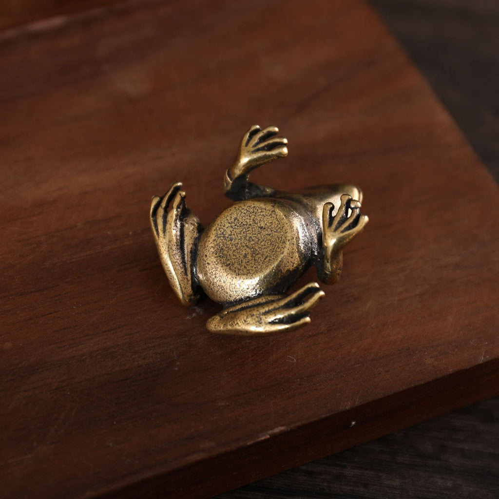 Decoration Copper Tea Ornaments Small Copper Water Frog