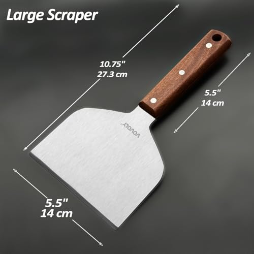 Vovoly Multipurpose Bench Scraper Kitchen Utensil