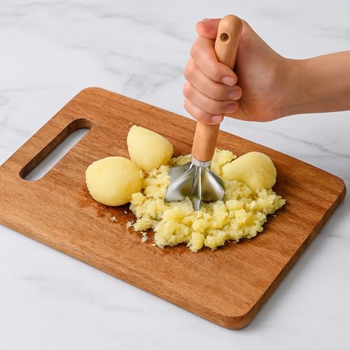 Stainless Steel Meat Masher, Meat Chopper, 11 Inch