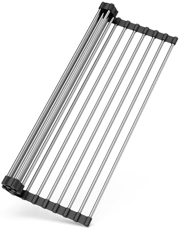 Roll Up Dish Drying Rack, Over Sink Dish Drying Rack
