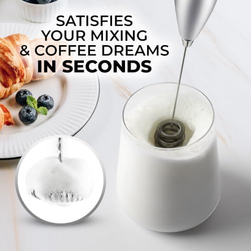 Zulay Kitchen Powerful Milk Frother Wand