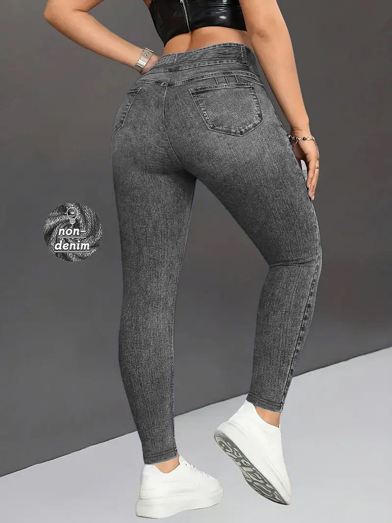 Leopard Print High-Waist Yoga Pants - Stretchy Butt-Lifting Leggings