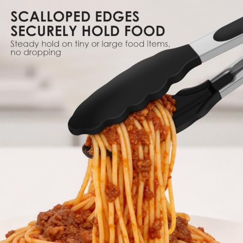 HOTEC Stainless Steel Kitchen Tongs