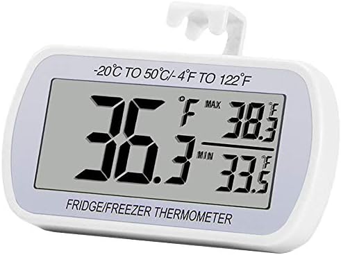 Refrigerator Thermometer Digital Fridge Freeze Room Thermometer Waterproof