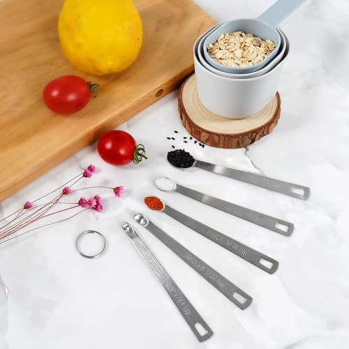 22-Pc Stackable Measuring Cups and Spoons Set