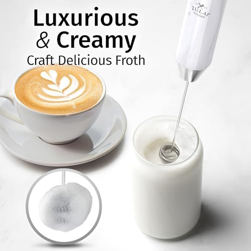Zulay Kitchen Rechargeable Milk Frother Handheld