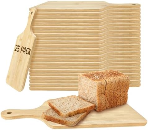 25 PCS Cutting Board Bulk Wood Chopping Board Laser Engraving Serving Board