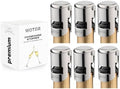 WOTOR Champagne Bottle Stoppers, Stainless Steel, 6 Pack