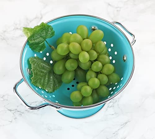 Calypso Basics by Reston Lloyd Powder Coated Enameled Colander, 1 Quart