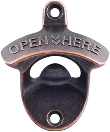 Rustic Beer Bottle Cap Opener Wall Mounted Stainless