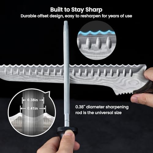 SYOKAMI 2026 New Upgraded Offset Bread Knife