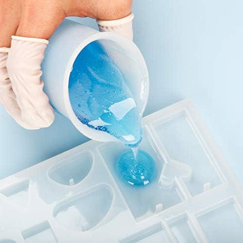 Silicone Resin Measuring Cups Tool Kit- Nicpro 250 & 100 ml Measure Cups
