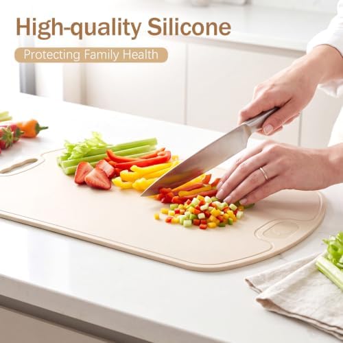 16.5 x 11 Inch Extra Large Thick Silicone Cutting Boards