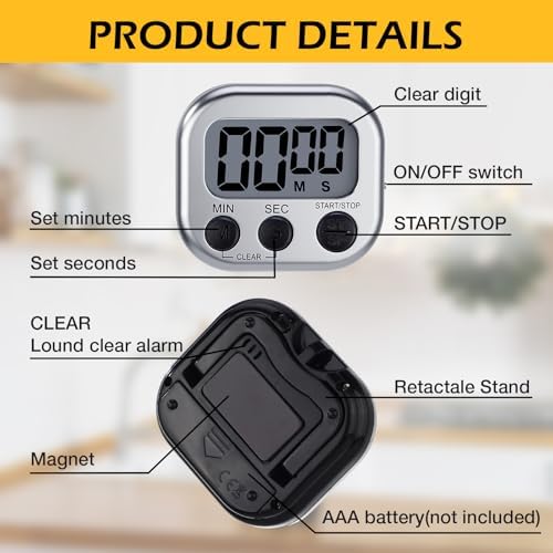 Leumoi 24 Pack Multi-Function Digital Timers