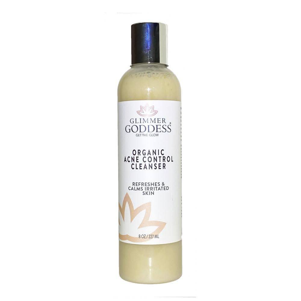Glimmer Goddess Organic Acne Cleanser 8 oz bottle