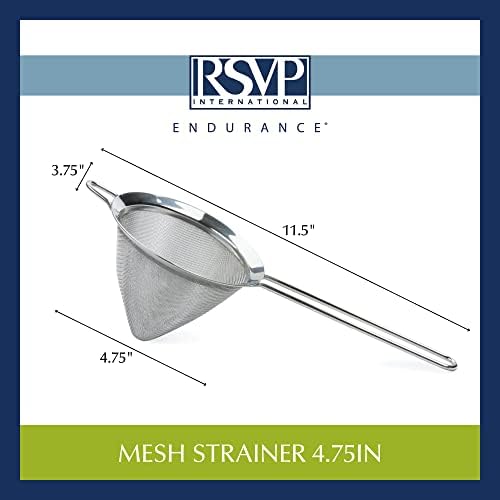 RSVP International Endurance Kitchen Collection, Stainless Steel Fine Mesh