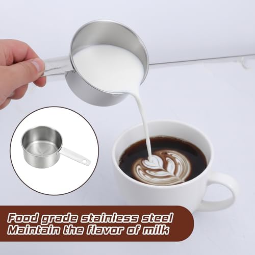 2 Pcs 1 Cup Stainless Steel Measuring Cup, Metal Measuring Cups Kitchen Gadgets
