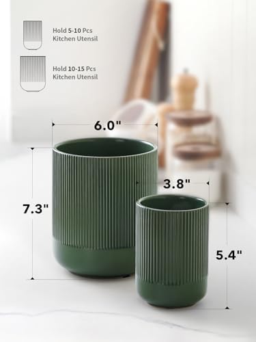 LE TAUCI Ceramic Kitchen Utensil Holder