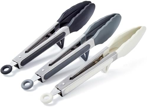 9" Kitchen Tongs for Cooking