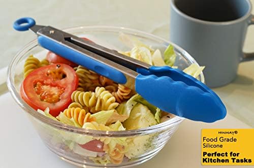 HINMAY 9-Inch Cooking Tongs