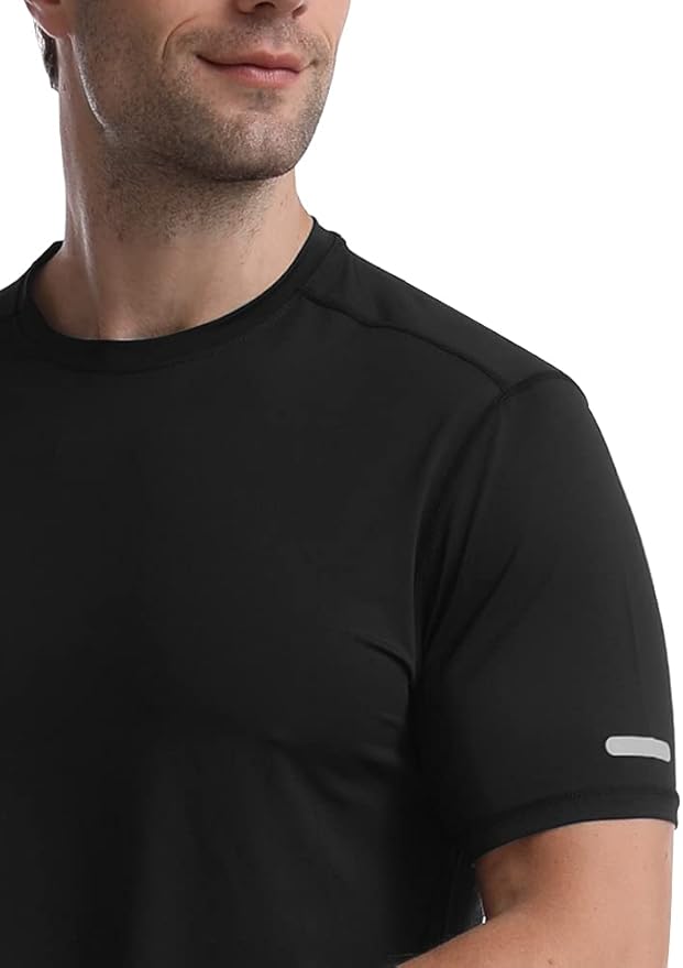 Men's Quick Dry Athletic Gym T-Shirt Moisture Wicking Workout Tee