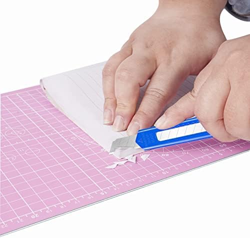 DIYSELF 16 Pack Utility Knife Retractable Box Cutters, 9mm Snap-Off Blades