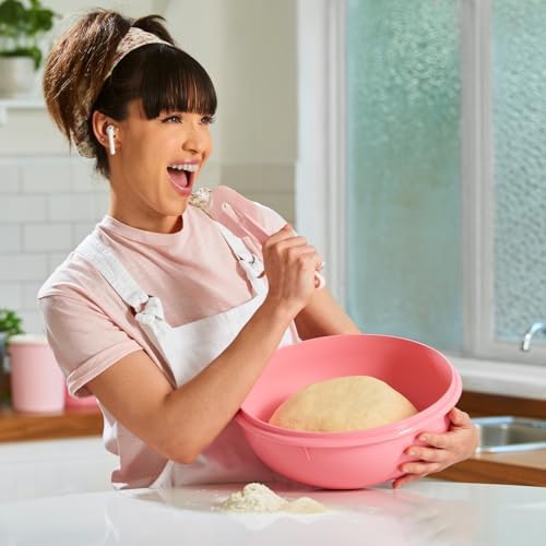 Tupperware Fix-N-Mix Vintage Pink Mixing Bowl
